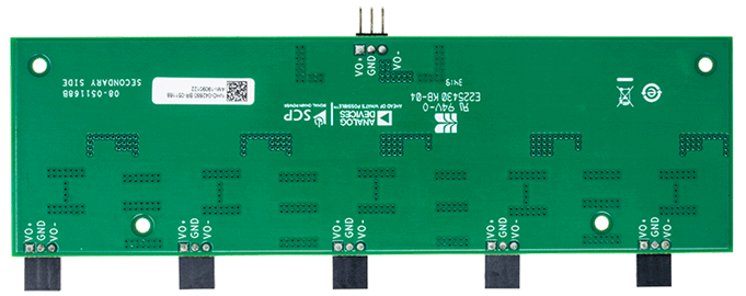 Signal Chain Power Connection Hardware - Bottom View