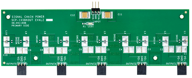 Signal Chain Power Connection Hardware - Top View