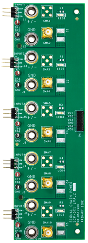 Signal Chain Power Connection Hardware - Top View
