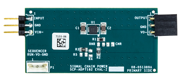 ADP7182 Evaluation Board - Top View