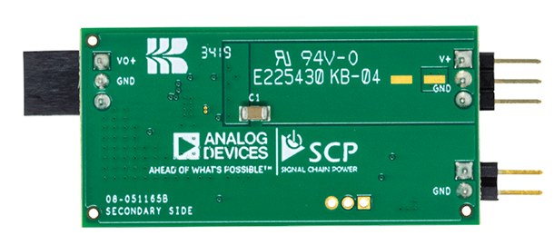 LT3045-1 Signal Chain Evaluation Board - Bottom View
