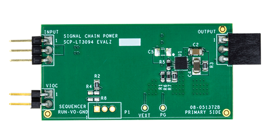 LT3094 Signal Chain Evaluation Board - Top View