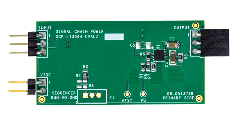 LT3094 Signal Chain Evaluation Board - Top View