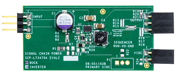 LT3470A Signal Chain Evaluation Board - Top View