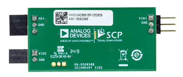 LT8330 Signal Chain Evaluation Board - Bottom View