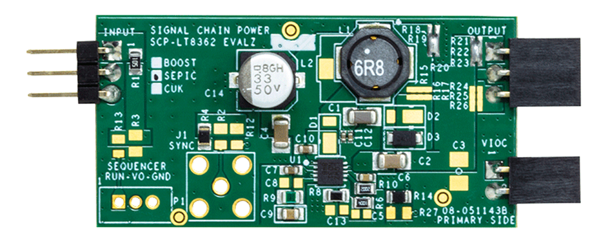 LT8362 Signal Chain Evaluation Board - Top View