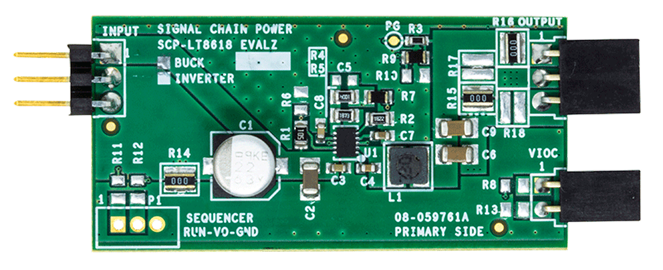 LT8618 Signal Chain Evaluation Board - Top View