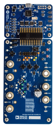 MAX98415AEVSYS/MAX98425AEVSYS Board Photo Top View