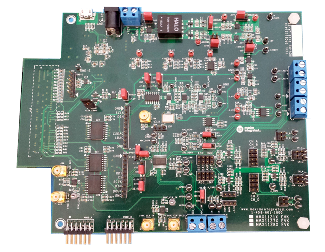 MAX11214EVK, MAX11216EVK: EV Kit Photo