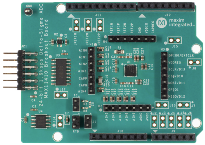 MAX11410BOB: Board Photo