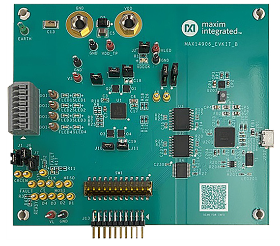 MAX14906EVKIT: Board Photo