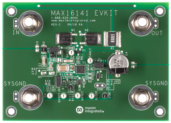 MAX16141EVKIT: Board Photo