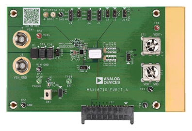 MAX16710EVKIT Board Photo Top