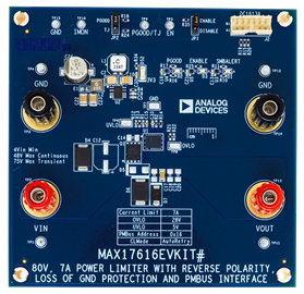 MAX17616EVKIT Board Photo Top View