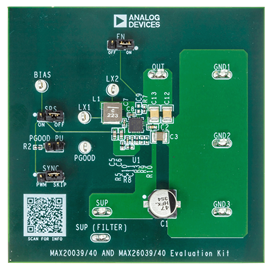 MAX20039EVKIT Board Photo Top View