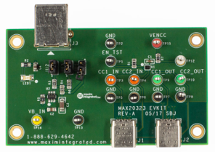 MAX20323EVKIT: Board Photo
