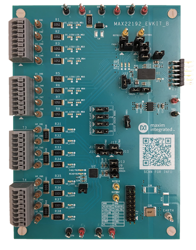 MAX22192EVKIT, MAX22192EVSYS: Board Photo