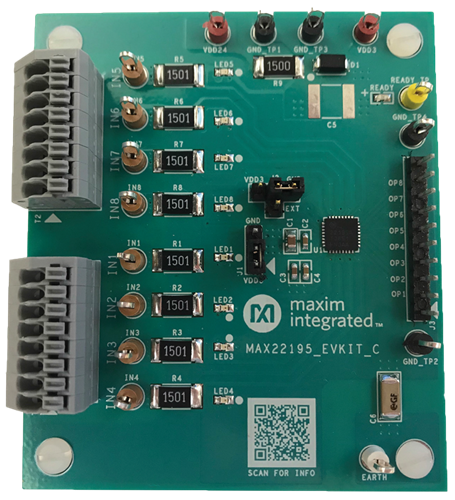 MAX22195EVKIT: Board Photo