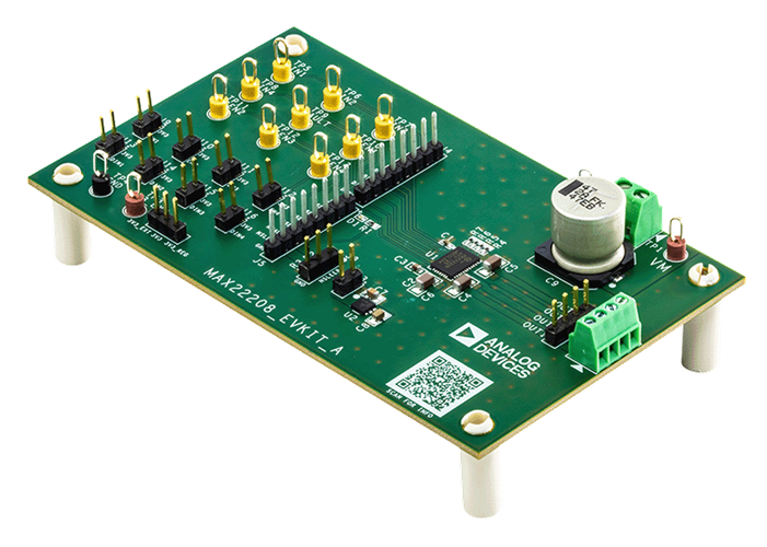 MAX22208EVKIT Board Photo Angle