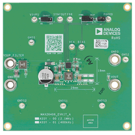 MAX26406EVKIT Board Photo Top View