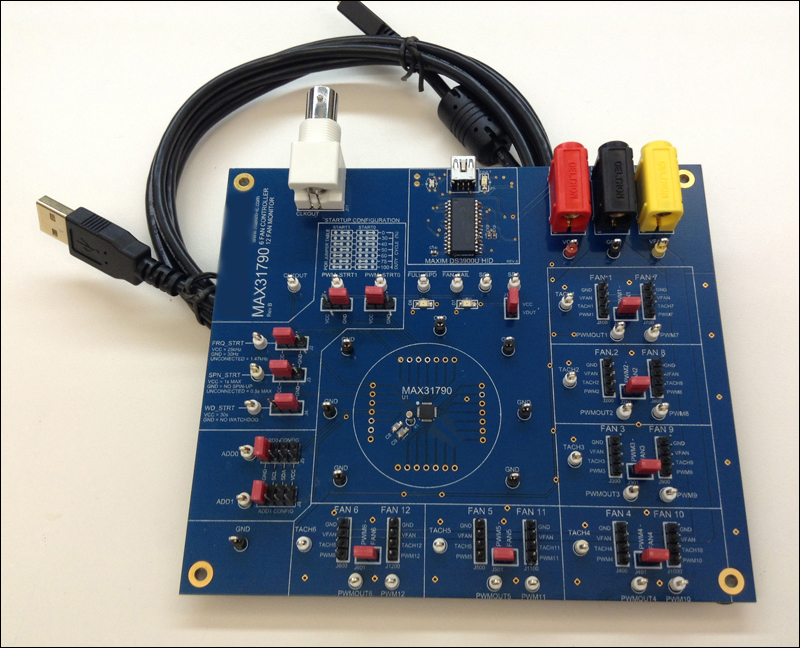 MAX31790EVKIT Evaluation Kit for the MAX31790 | Analog Devices