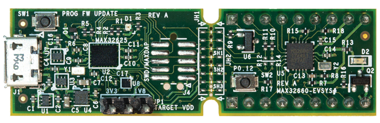 MAX32660-EVSYS: Board Photo