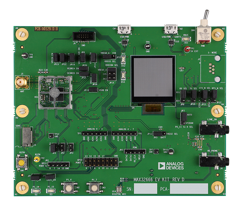 MAX32666EVKIT Top