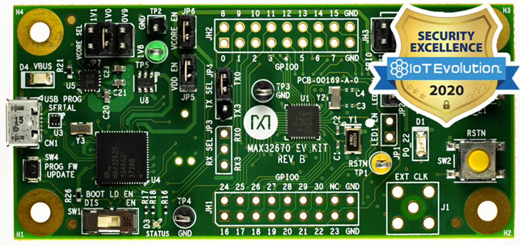 MAX32670EVKIT: Board Photo