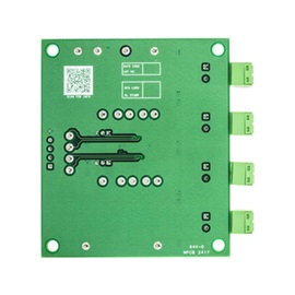 MAX3307XEEVKIT Bottom evaluation board