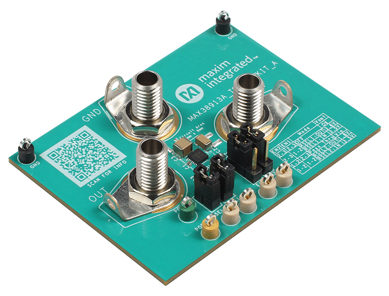 MAX38913AEVK Board Photo Angle View