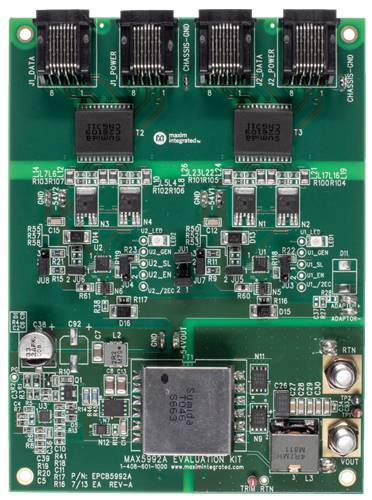 MAX5992AEVKIT: Board Photo