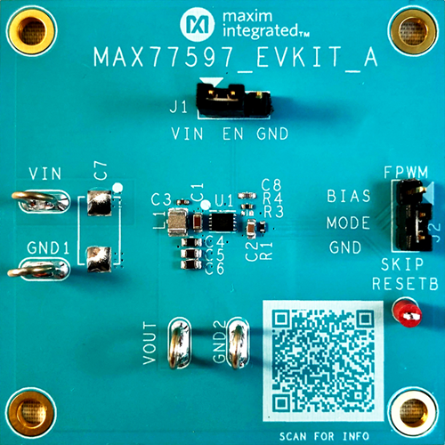 MAX77597EVKIT: Board Photo