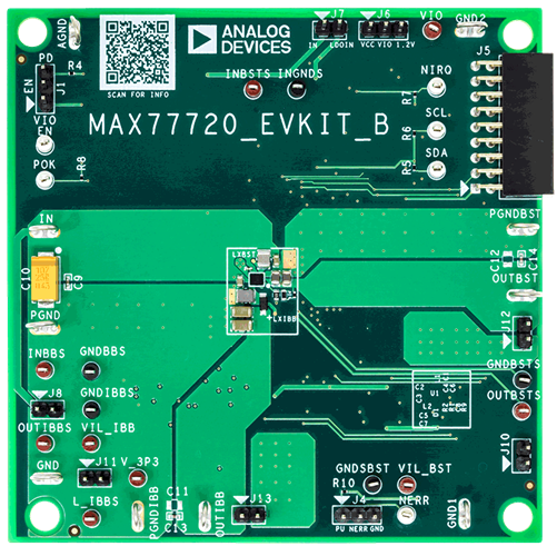 MAX77720EVKIT Board Photo Top