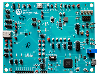MAX77975EVKIT, MAX77976EVKIT: Board Photo