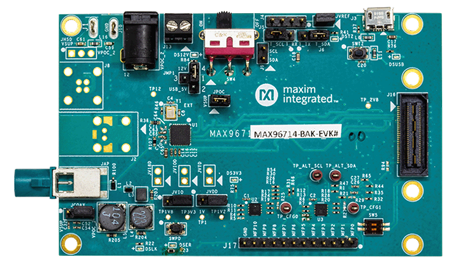 MAX96714/F/R EVKKIT Board Photo Top