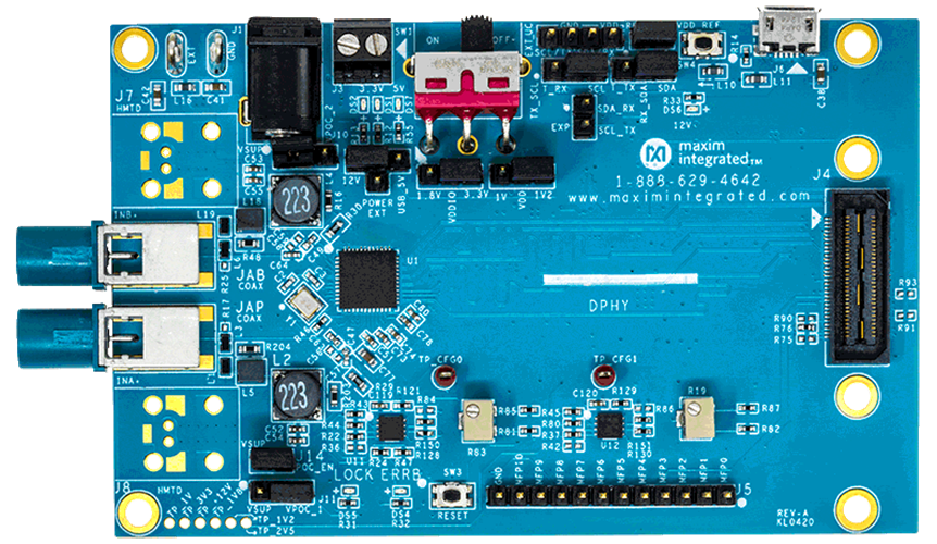 MAX96716EVKIT Board Photo Top View