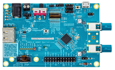 MAX96751EVKIT Board Photo Top View