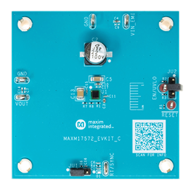 MAXM17572EVKIT Board Photo Top