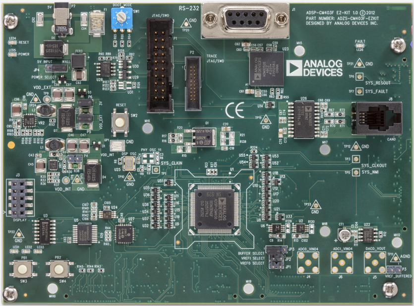 CM403F EZ-Kit Lite Evaluation Board