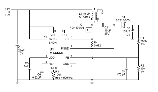 RTA 010.010-0, Spannungsregler DC-DC 4-stufig 9,5V - 25V