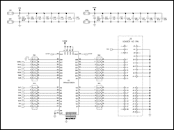 Figure 3. MAX12557EVKIT digital A output schematic.