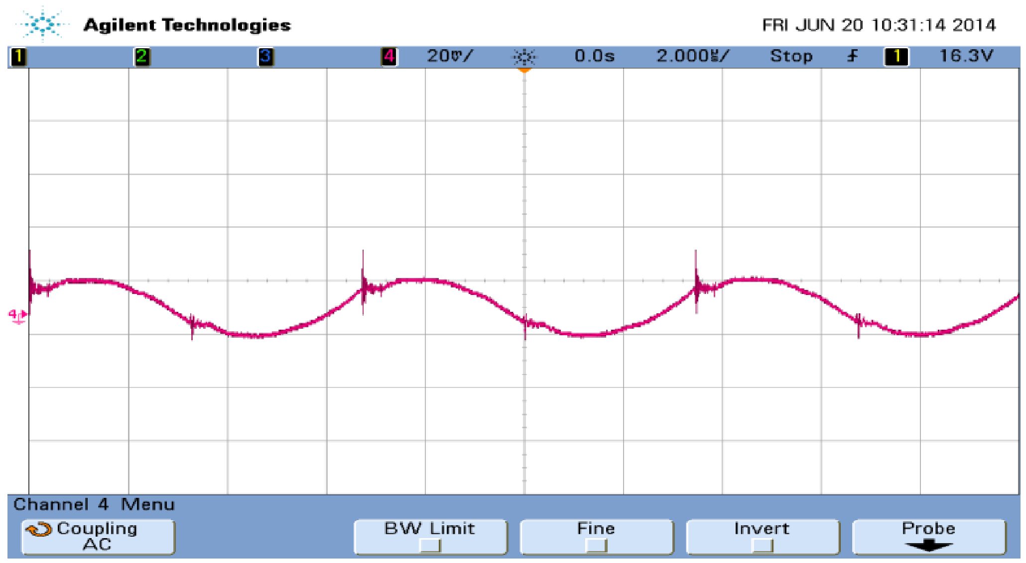 Output Voltage Ripple at 24V input, Full Load