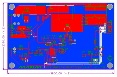Figure 3. Layout of the driver design