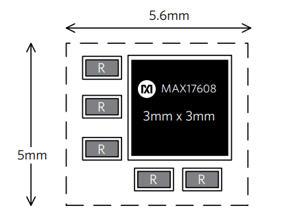 Figure 6. Integrated protection with reduced PCB area (28mm2).