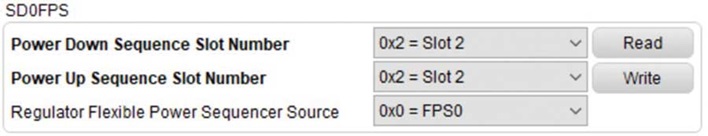 Figure 6. GUI used to modify SDO slot number.