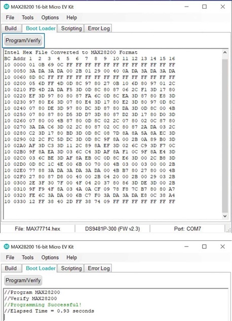 Figure 12. A programming device with a data pattern.