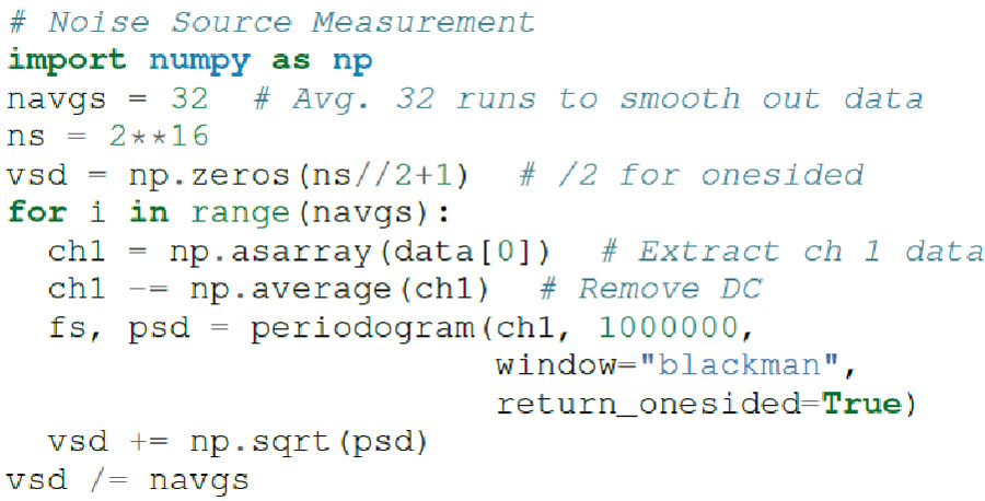 A Simple Way to Use Python for Analysis of Noise in Mixed-Mode Signal ...