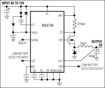 MAX746: Typical Operating Circuit