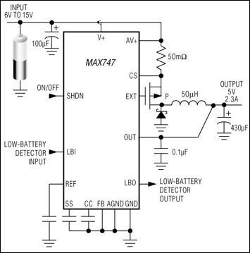 MAX747: Typical Operating Circuit