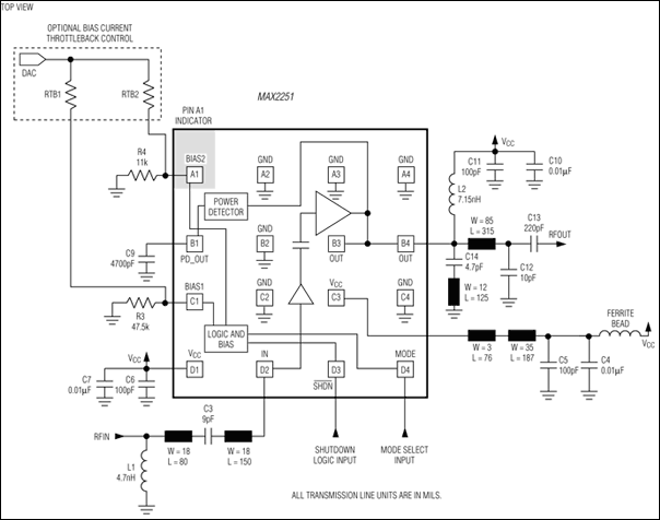 MAX2251: Typical Operating Circuit
